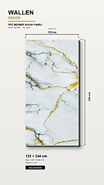 pvc mermer panel 122x244