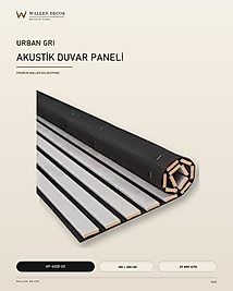 akustik panel 100x280 URBAN GRİ