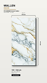 pvc mermer panel 122x244