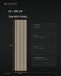 akustik panel 60x280 BALTIK MEŞE