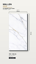 pvc mermer panel 122x244