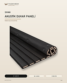 akustik panel 100x280 SİYAH