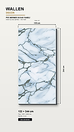 pvc mermer panel 122x244