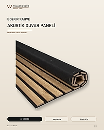 akustik panel 100x280  BOZKIR KAHVE