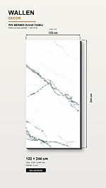 pvc mermer panel 122x244