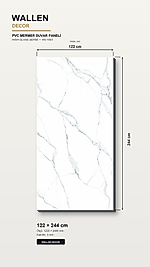 pvc mermer panel 122x244