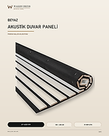 akustik panel 100c280 BEYAZ