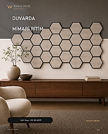 hexagon series akustik panel 60x70 SAFİR MEŞE