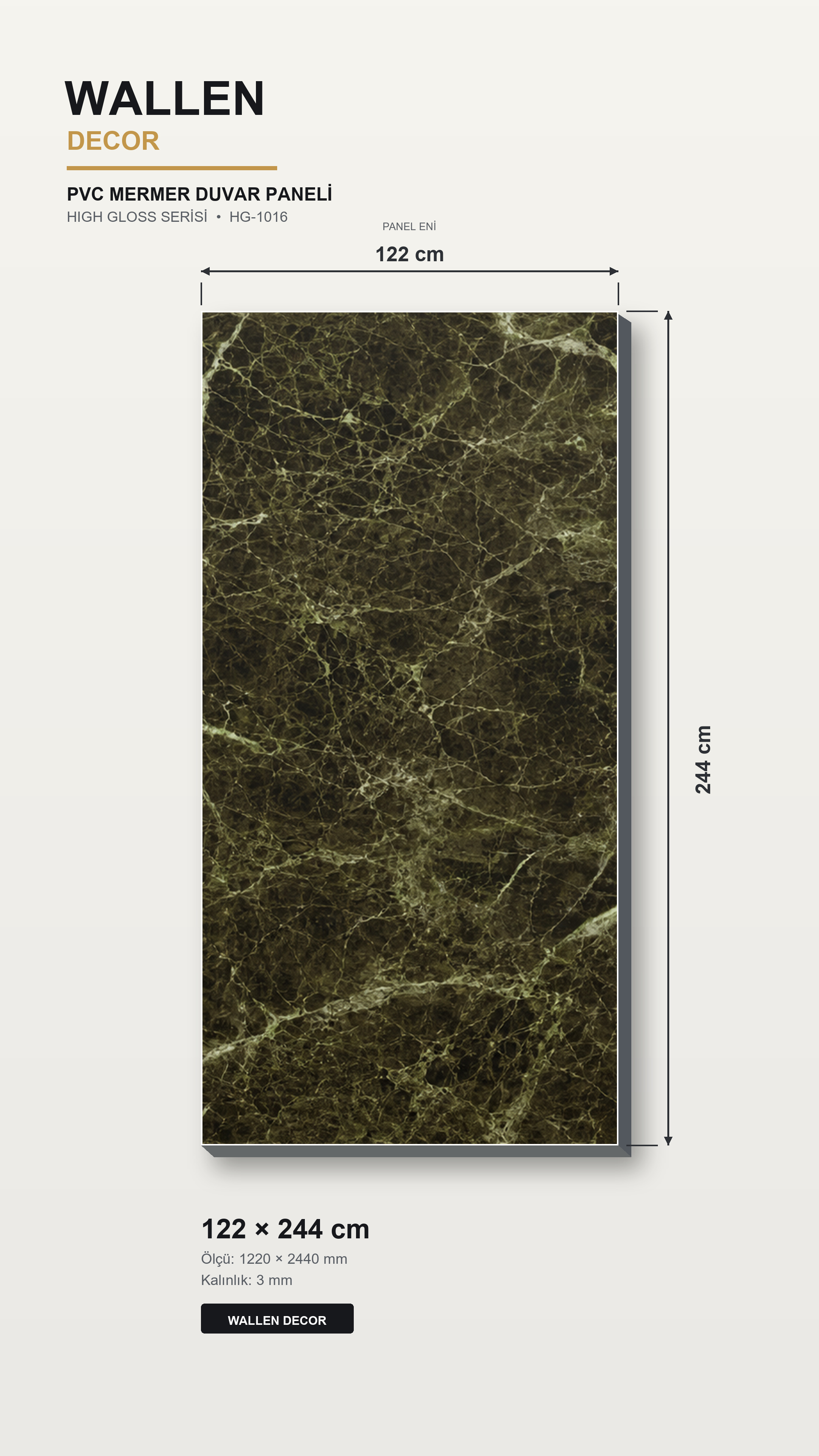 pvc mermer panel 122x244